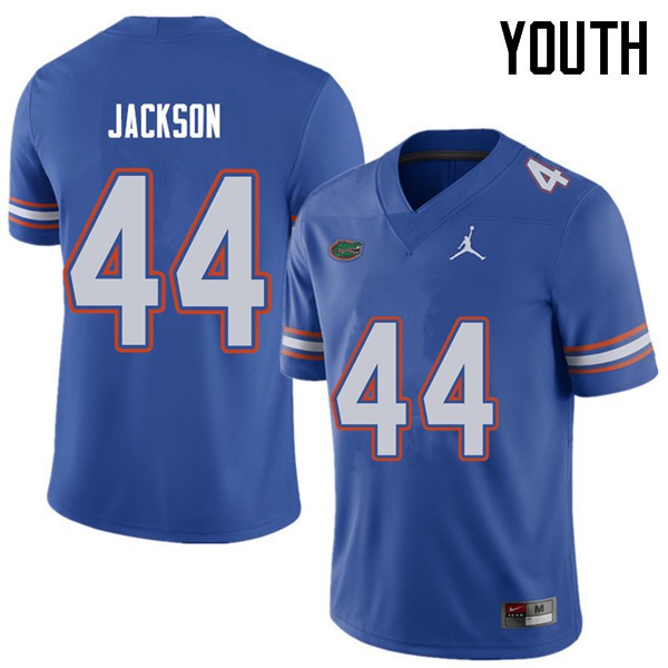 Jordan Brand Youth #44 Rayshad Jackson Florida Gators College Football Jerseys Royal